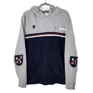 Born Fly Crest Patch Hoodie Mens 2X‎ Gray Navy Maroon Casual Athleisure READ